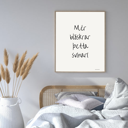 MÉR BLÖSKRAR ÞETTA SVÍNARÍ